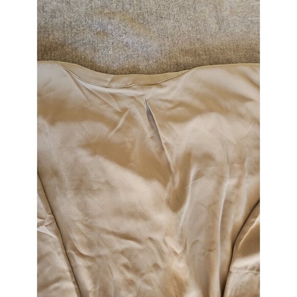 Maurices Dress Women 4X Olive Green Elastic Waist 3/4 Sleeve Pockets Office - Picture 12 of 15